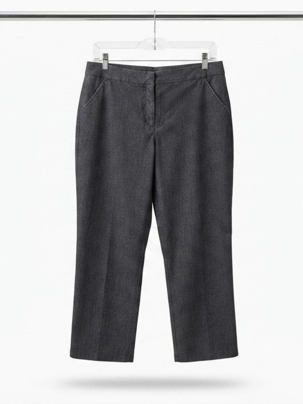 Worthington Womens Gray Pants Modern Fit Size 18 Stretch Career Trousers